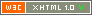 Valid XHTML 1.0 Transitional